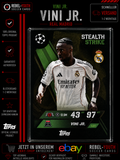 Vini Jr. Stealth Strike #449 Topps Match Attax UEFA 2025/26 Real Madrid