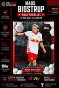 Mads Bidstrup FC Red Bull Salzburg Holo Parallel Topps Team Set