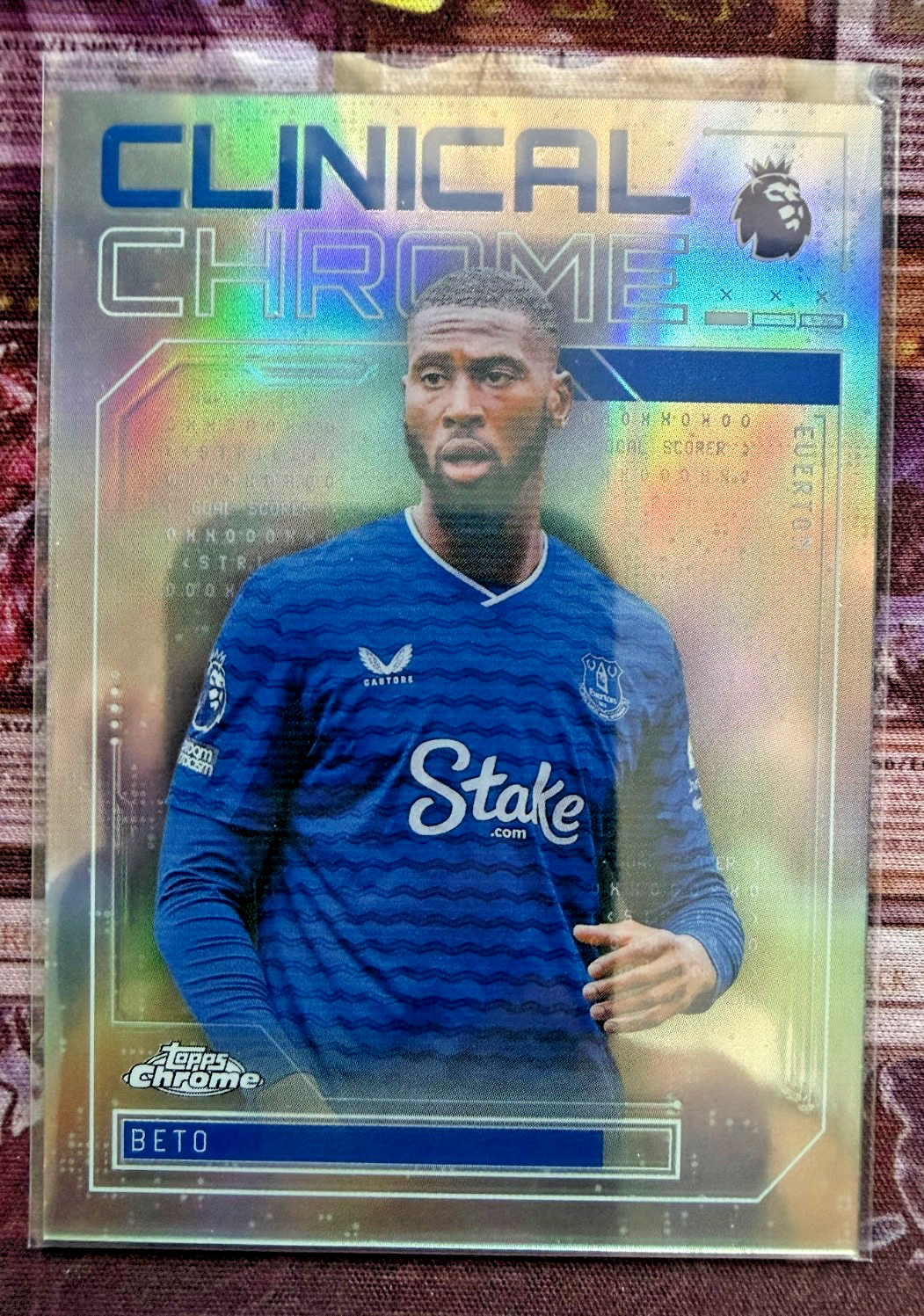 Beto Clinical Chrome Topps Chrome Premier League 2024/25 Everton CC-23