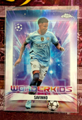 2024-25 Topps Chrome UCC Wonderkids WK-17 Savinho Manchester City