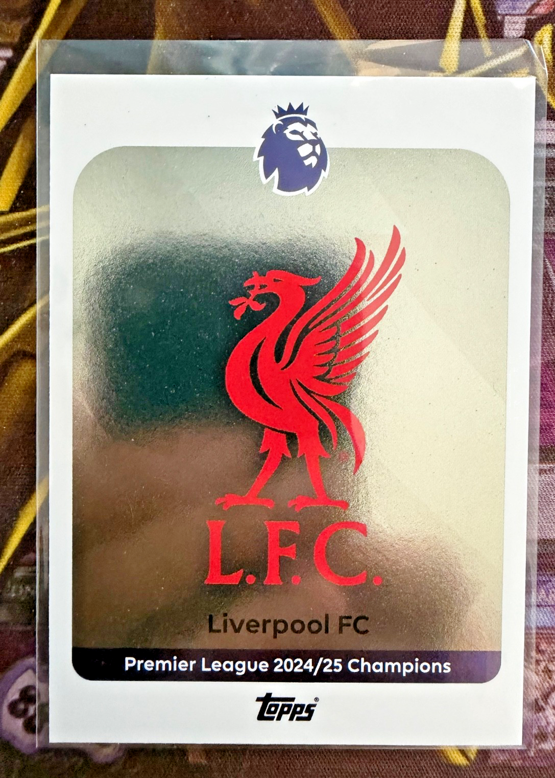 Liverpool FC Premier League Champions Topps Premier League 2025/26 NM