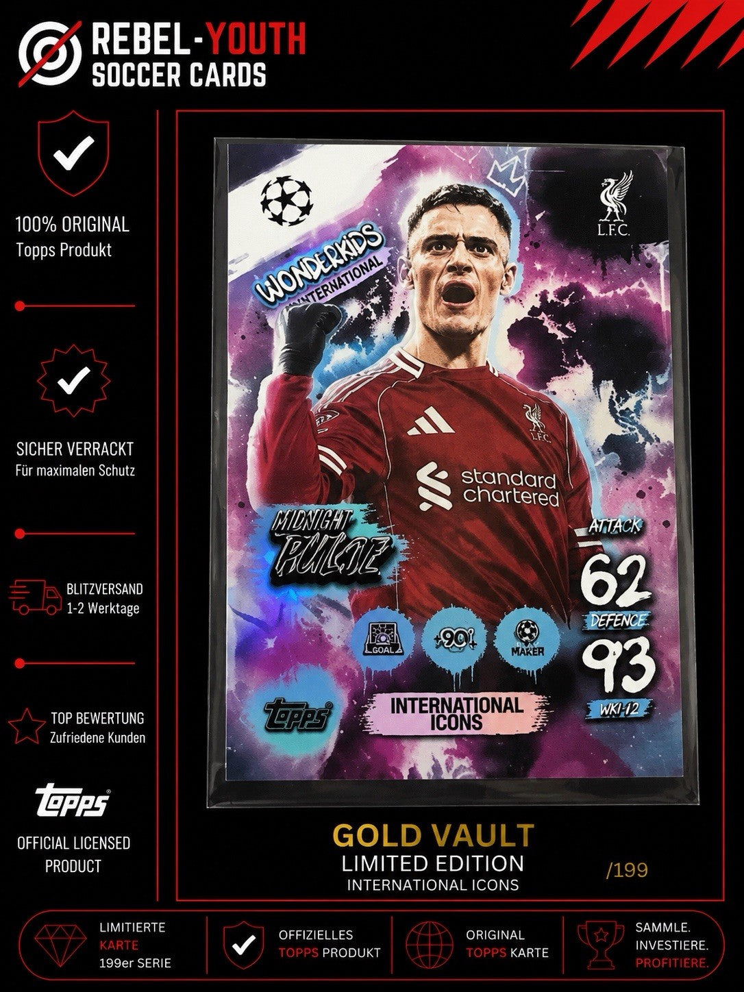 Topps Match Attax 25-26  International Icons UCL Florian Wirtz Liverpool