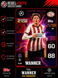 Match Attax Extra 25/26 Paul Wanner Clutch Kids #308 PSV Eindhoven 2025/2026