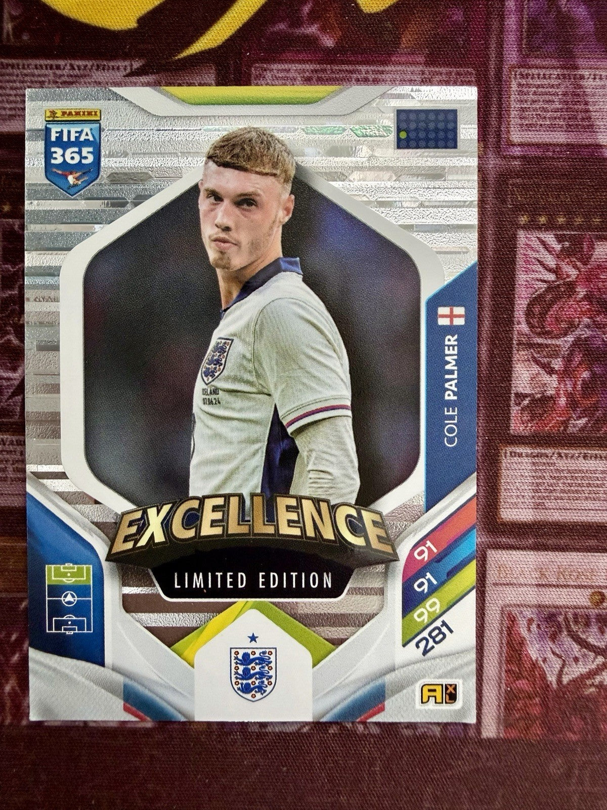 Cole Palmer Excellence Limited Edition Panini FIFA 365 2026 England Chelsea