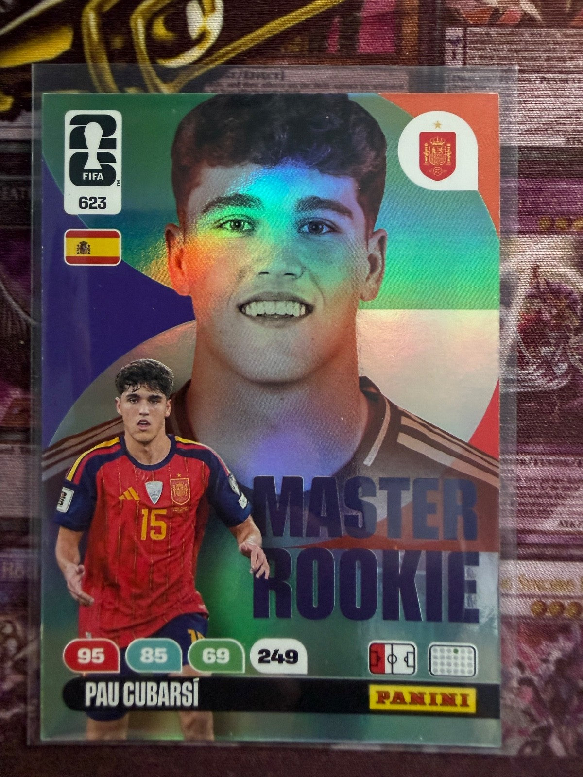 Panini Adrenalyn XL FIFA 2026 Pau Cubarsí Master Rookie Nr. 623
