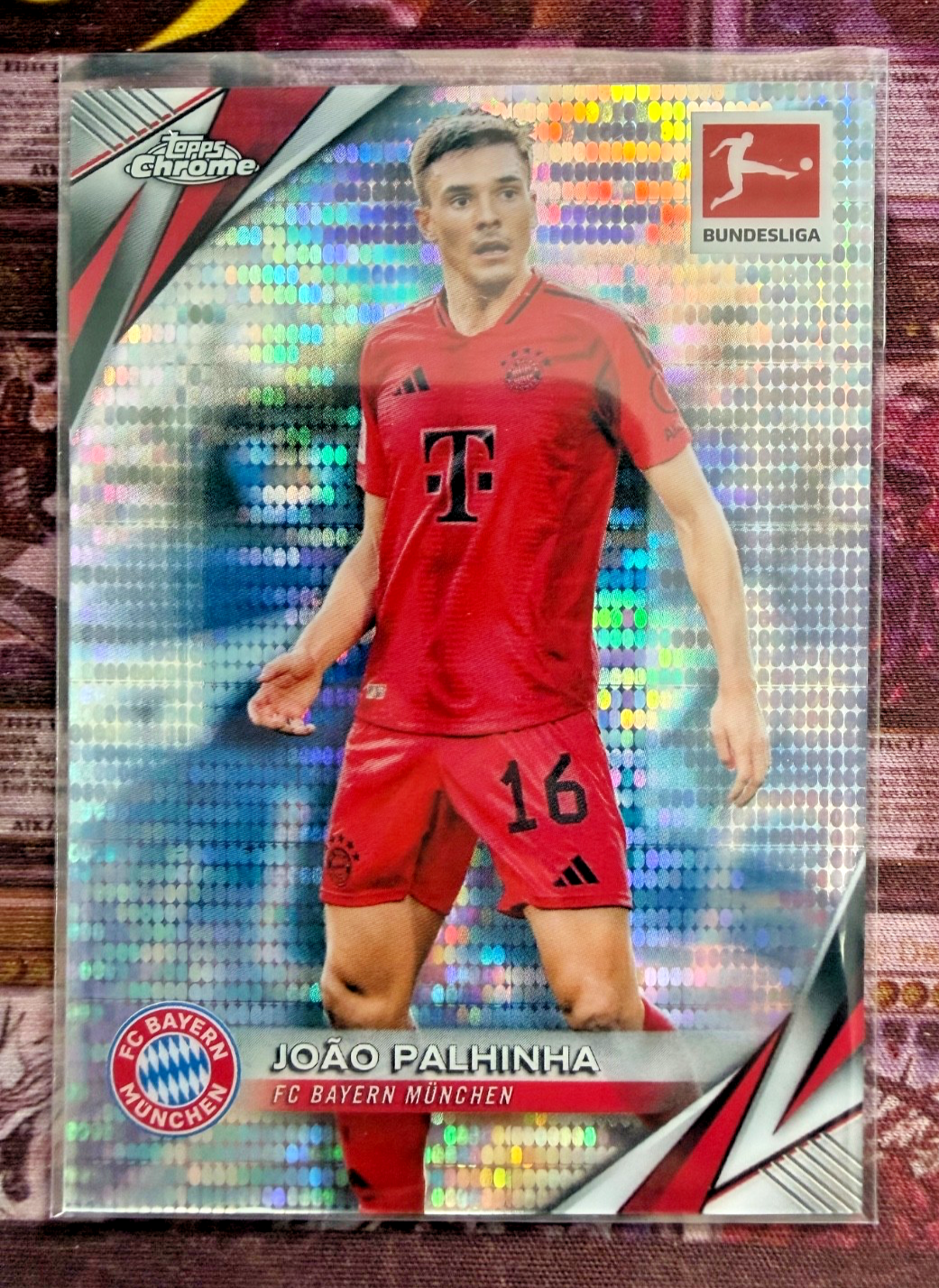 João Palhinha 2024-25 Topps Chrome Bundesliga Refractor #15 FC Bayern München