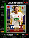 Michael Gregoritsch Star-Spieler #22 FC Augsburg Match Attax Bundesliga 2018/19
