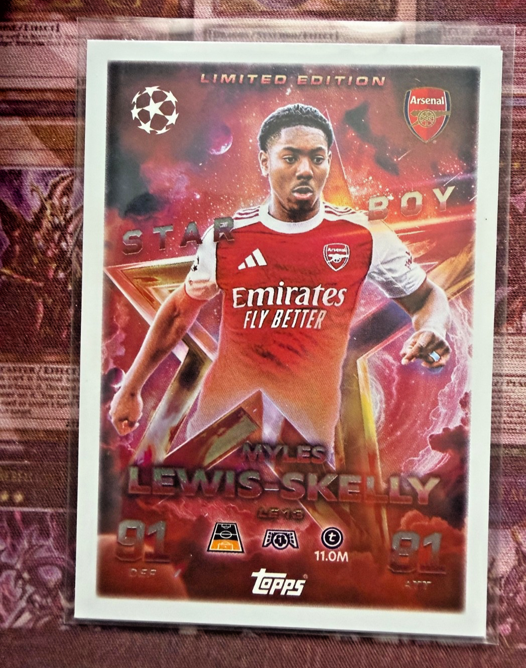 Match Attax 25/26 Lewis-Skelly Starboy Arsenal #LE13 Champions League