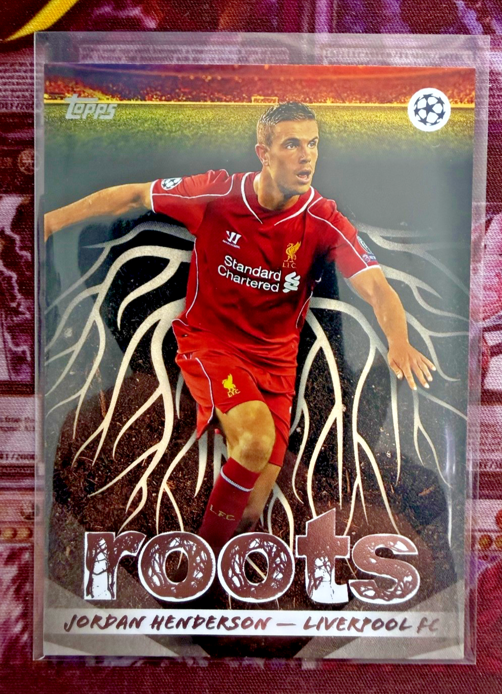 Jordan Henderson Roots Topps UEFA Champions League Liverpool FC