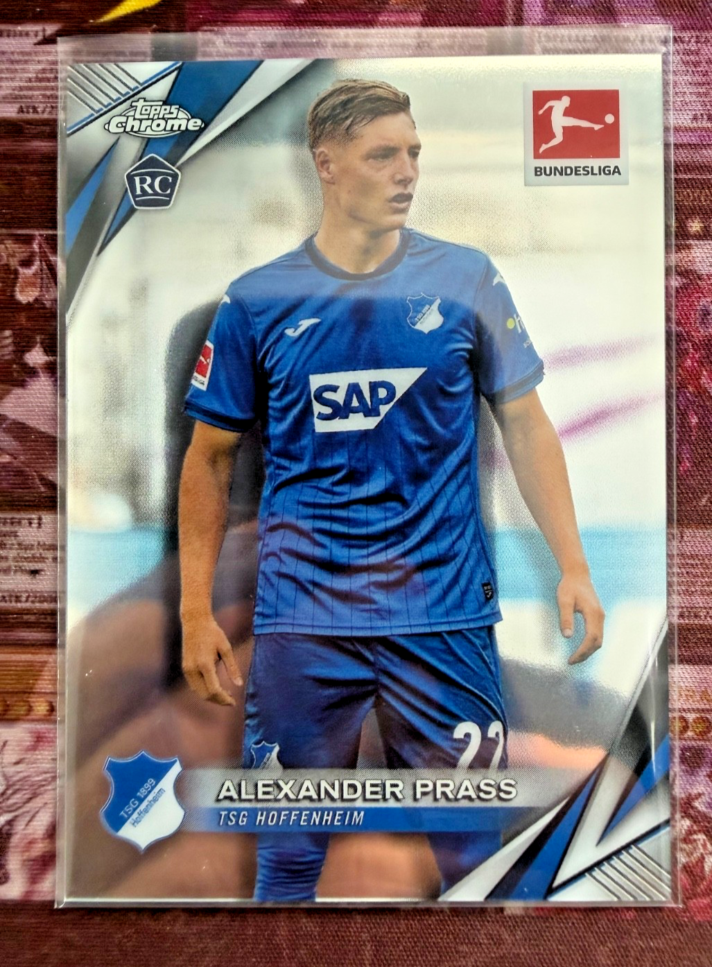 Alexander Prass RC 2024-25 Topps Chrome Bundesliga Rookie #4 TSG Hoffenheim