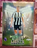 Lewis Miley Newcastle United Topps Chrome Monday Night Lights #MNL-2
