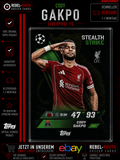 Cody Gakpo Stealth Strike #442 Topps Match Attax UEFA 2025/26 Liverpool FC