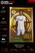 Topps Real Madrid Collector Tin 2025-26 Jude Bellingham Gold Vault Card