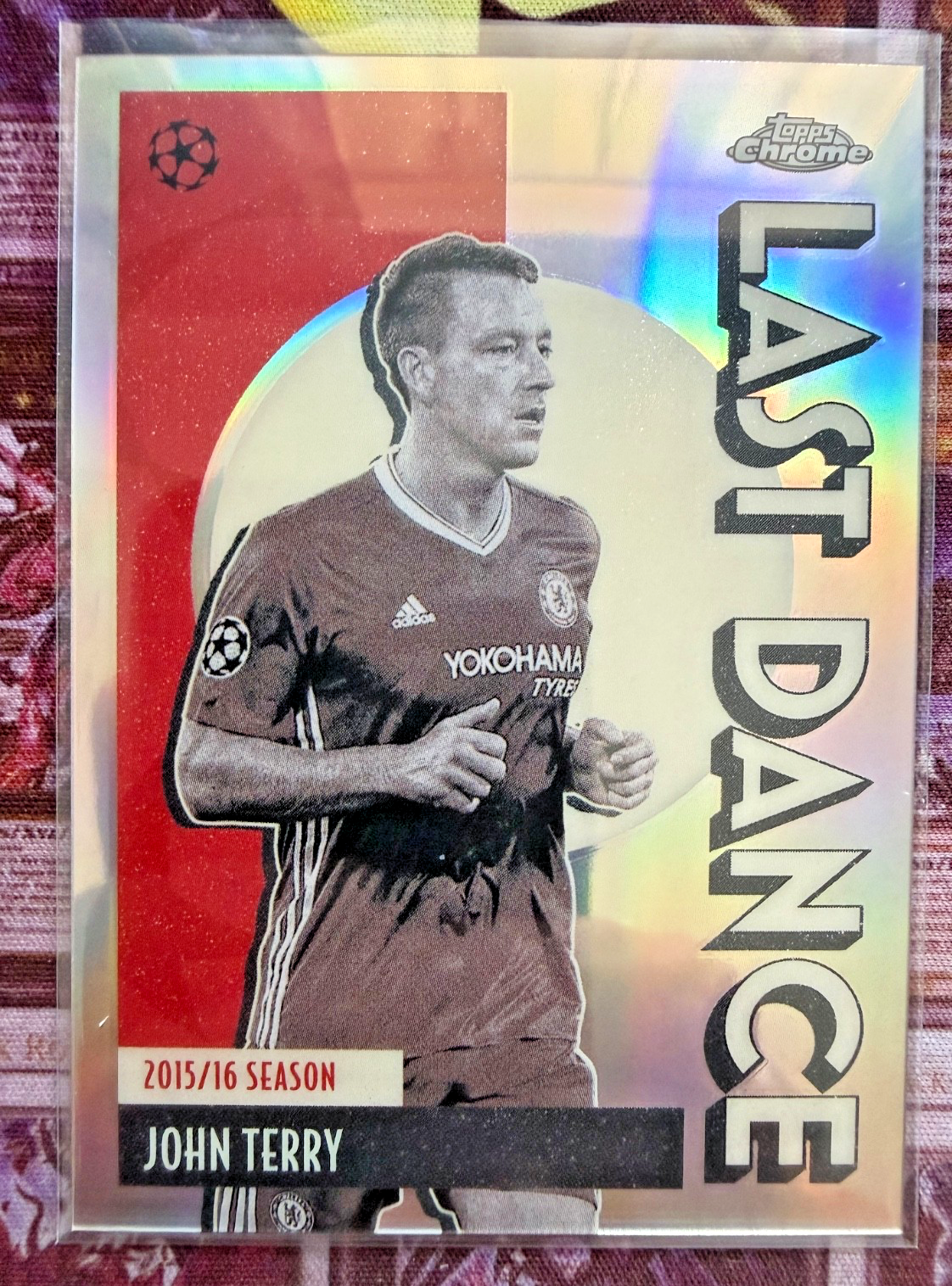 John Terry Last Dance Topps Chrome UEFA Club Competitions LD-8 Chelsea FC