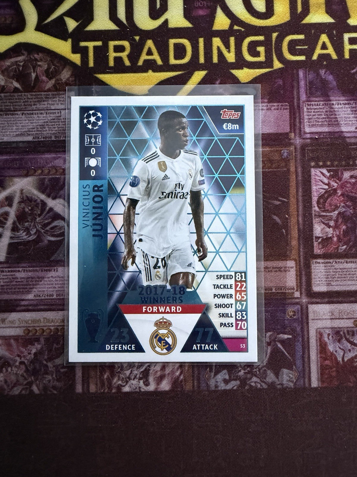Topps Match Attax UEFA Champions League 2018-19 Vinicius Jr. Real Madrid