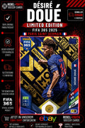Désiré Doué Limited Edition FIFA 365 2025 PSG Paris Saint-Germain France