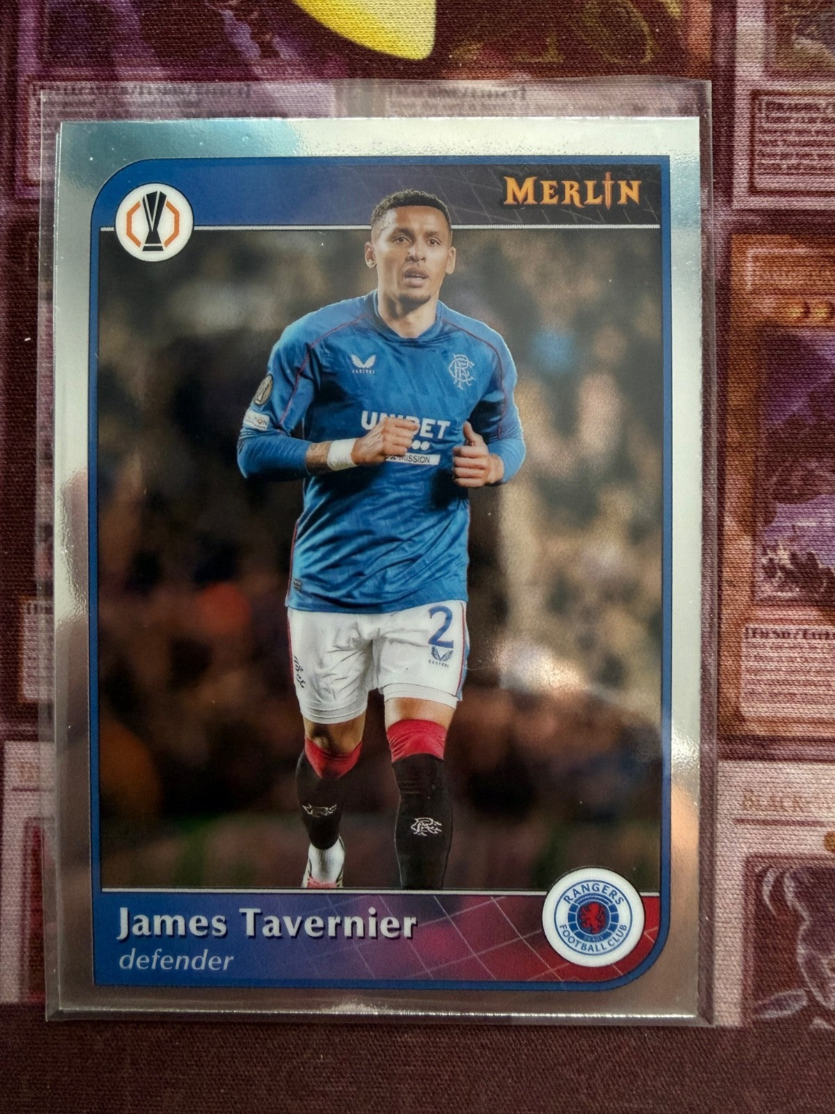 2024-25 Topps Merlin James Tavernier #151 Rangers FC Base Near Mint NM