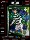 Reo Hatate Green Leaf Parallel Topps UEFA Club Competitions 2025/26 Celtic FC