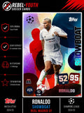 Topps UEFA Champions League Showboat Ronaldo Real Madrid Karte 418 Ronaldo