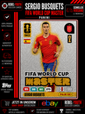 Panini Adrenalyn XL FIFA World Cup 2026 Master Sergio Busquets Spain DB22