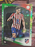 2025-26 Topps UEFA Club Competitions Julián Álvarez Green Parallel Atlético
