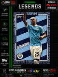 Fernandinho Topps Legends Manchester City Insert Premier League Fußballkarte