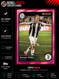 Kenan Yildiz Topps Merlin Pink Refractor 152/199 Juventus Turkey 2024/25