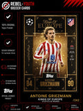 Topps Kings Of Europe ANTOINE GRIEZMANN Atletico Madrid Fußball Trading Card