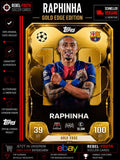 Topps UEFA Champions League 25/26 100 Club Raphinha Barcelona