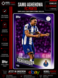 Samu Aghehowa RC Purple Parallel Topps UEFA Club Competitions 2025/26 FC Porto
