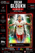 Topps FC Red Bull Salzburg Oscar Gloukh 06/25 Special Parallel 2023/24 Rare