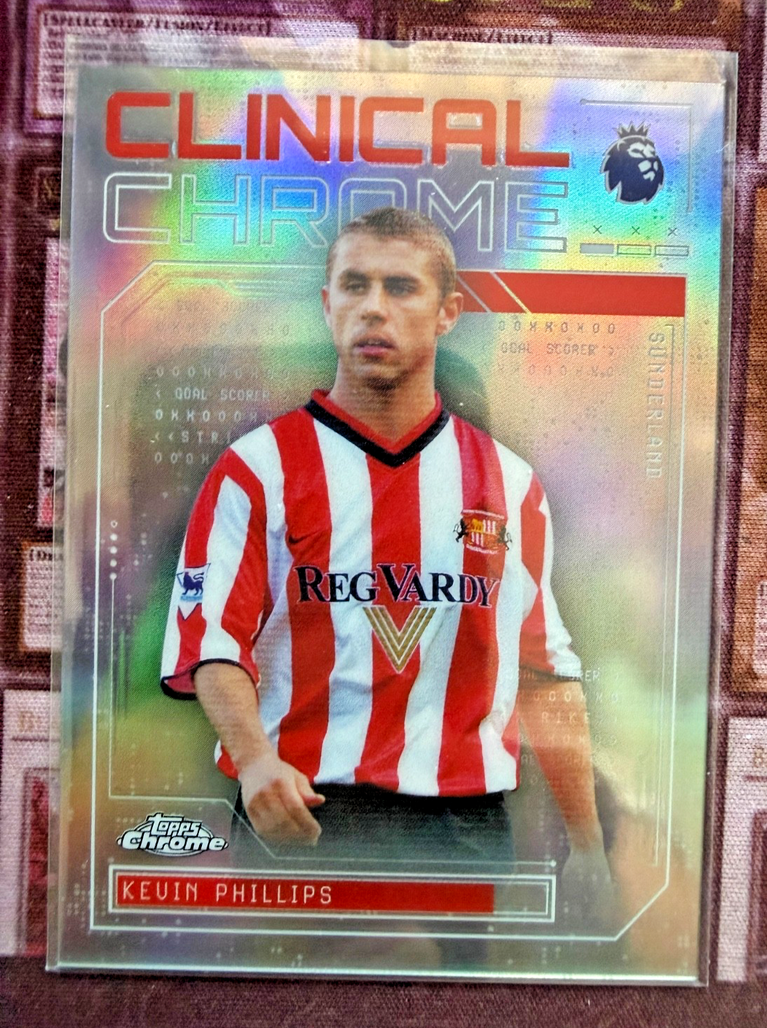 Kevin Phillips Clinical Chrome Topps Chrome Premier League Sunderland CC-9