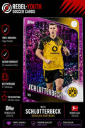 Nico Schlotterbeck Purple Sparkle Borussia Dortmund Topps Bundesliga 2025/26 BVB