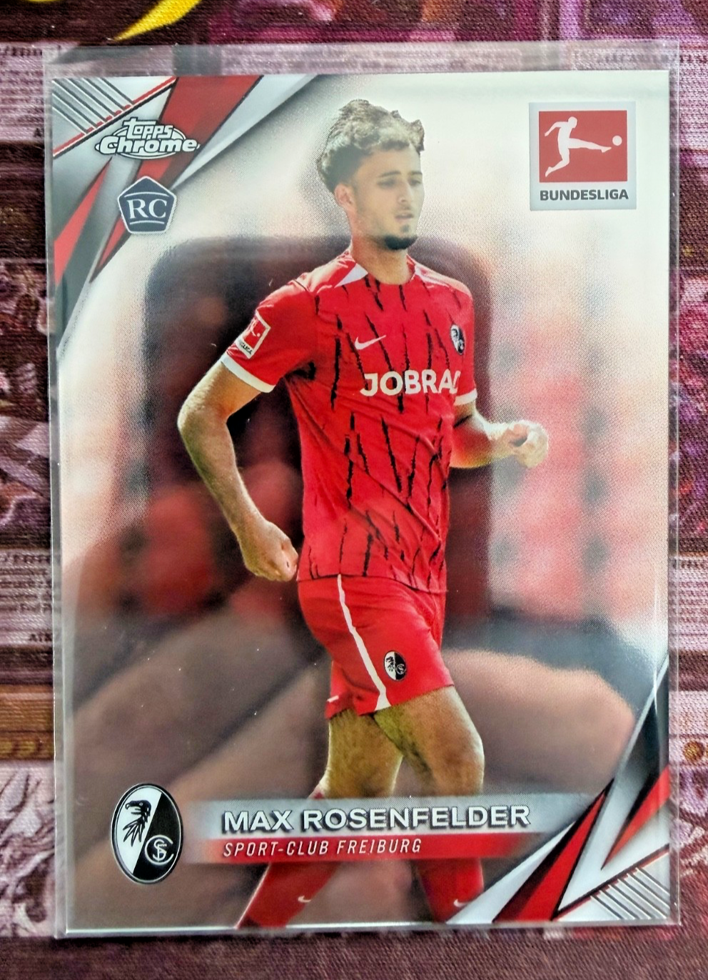 Max Rosenfelder RC 2024-25 Topps Chrome Bundesliga Rookie #45 SC Freiburg