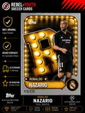 Ronaldo Nazario Born Champ Parallel #113/225 Real Madrid Topps UCC 2025/26