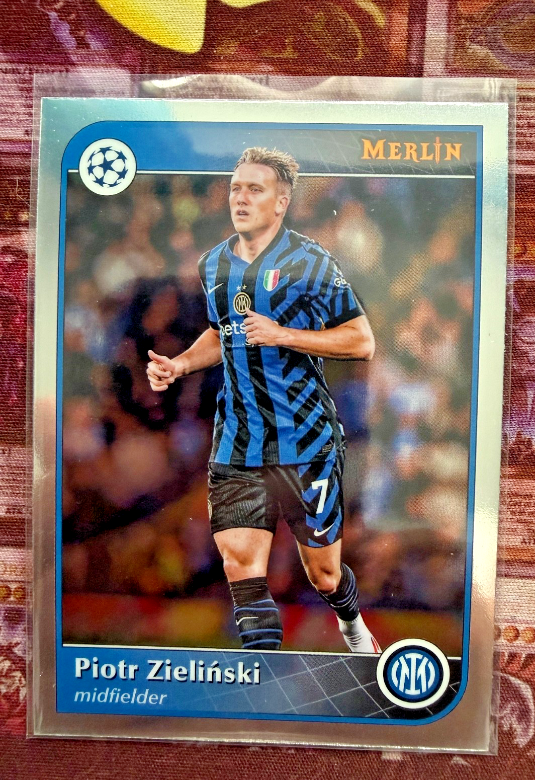 2024-25 Topps Merlin Piotr Zieliński Inter Milan UEFA UCL Base