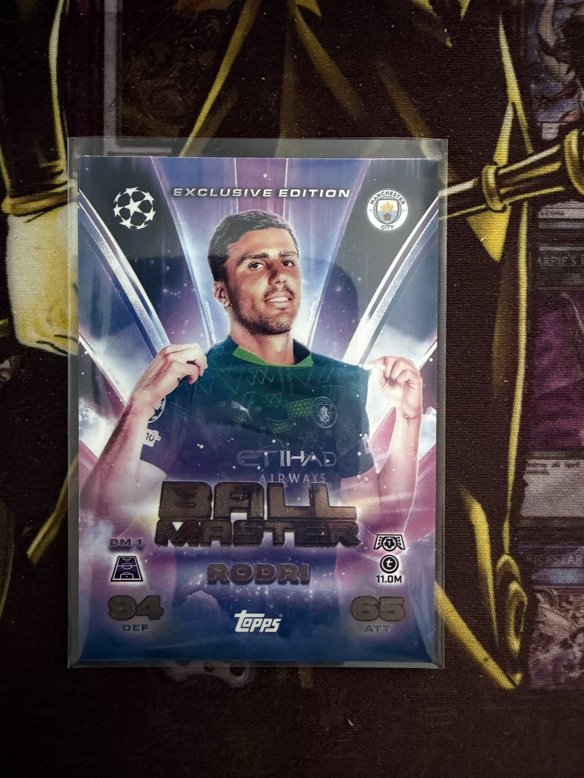 Topps Match Attax Champions League Ball Master Rodri