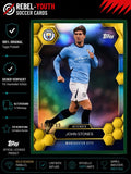 John Stones 108/199 Gold Hexagon Parallel Topps Manchester City 2025/26