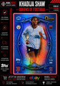 Khadija Shaw Queens of Football Topps QC Manchester City Women #30