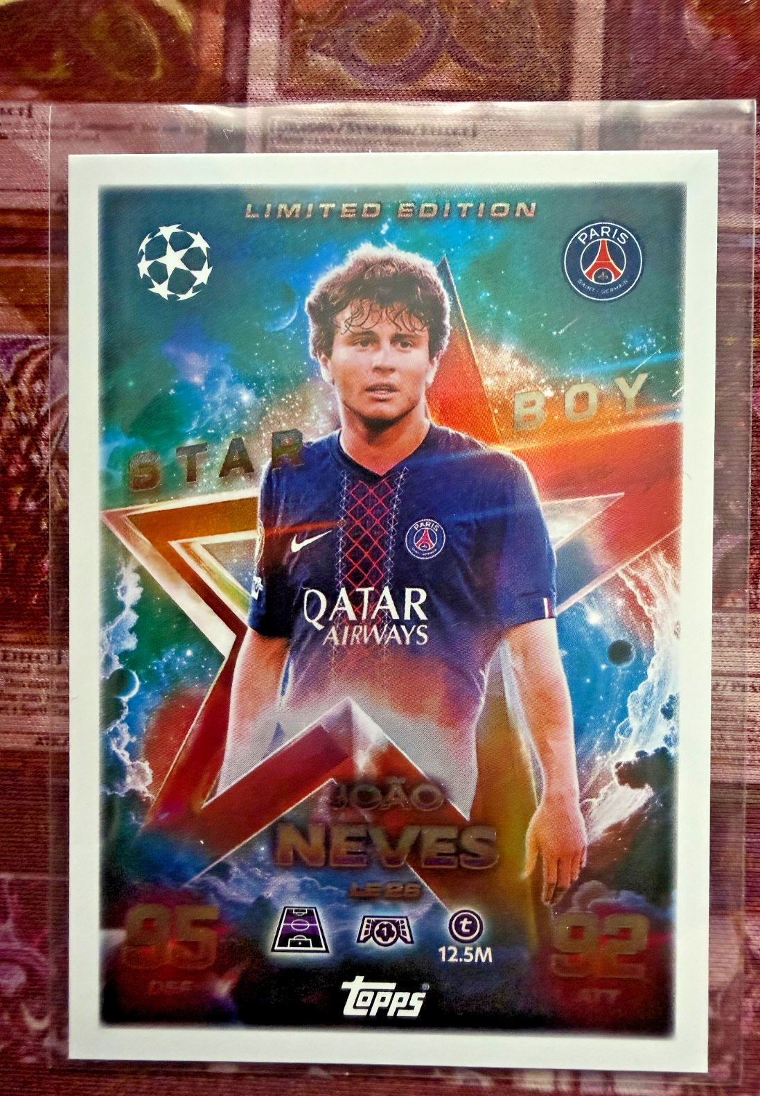 Match Attax Champions League 2025/26 LE26 Joao Neves Starboy Limited Edition