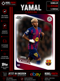 2025-26 Topps Chrome UEFA Lamine Yamal FC Barcelona #6