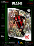 2025-26 Topps Chrome UEFA Elye Wahi Lava Refractor Eintracht Frankfurt #DEF