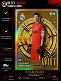 Iker Casillas Gold Vault Limited Edition Topps Match Attax Real Madrid Spanien