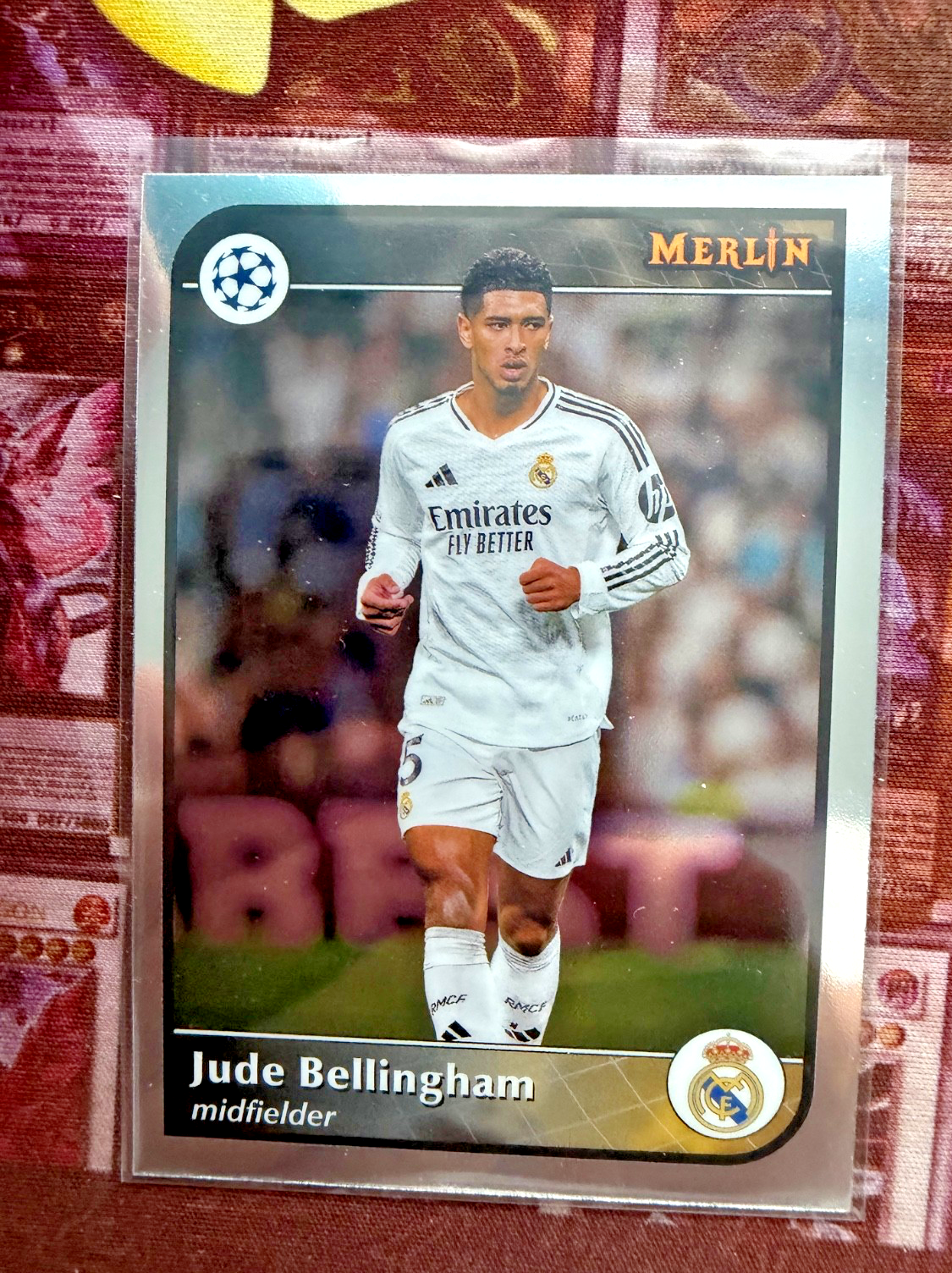 Topps Merlin 2024/25 Jude Bellingham Real Madrid UEFA Champions League Base Card