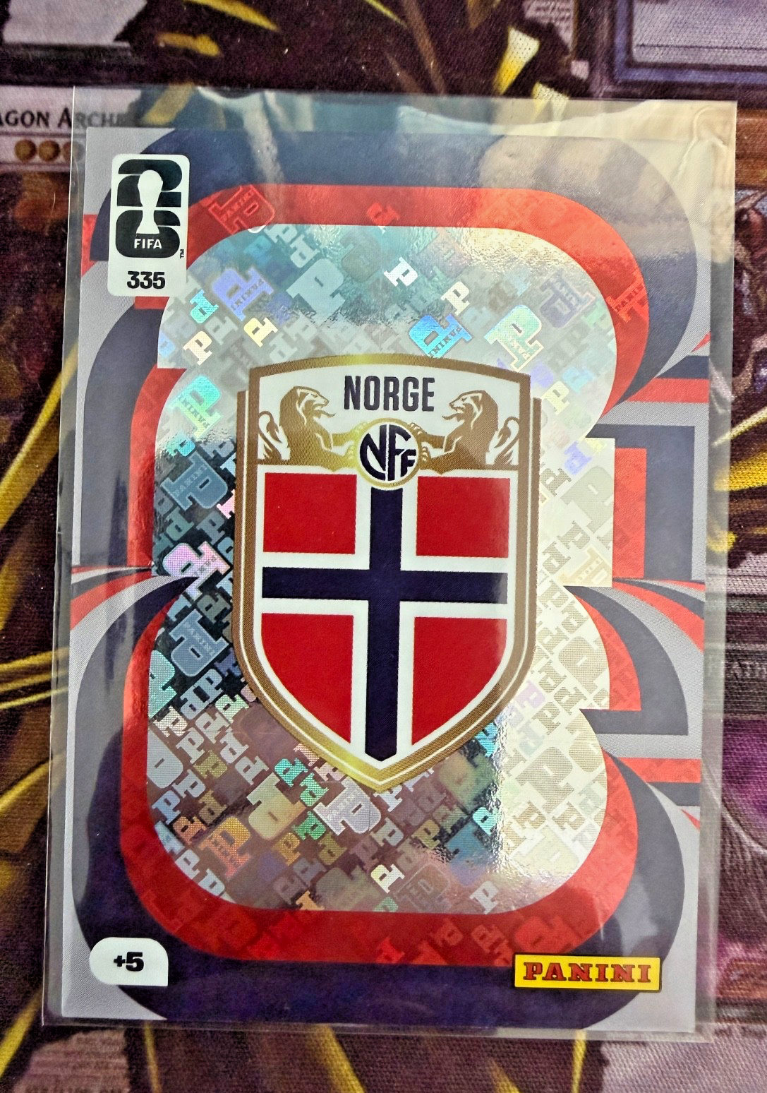 Panini FIFA World Cup 2026 Adrenalyn XL #335 Norway Team Logo Team Crest Norge