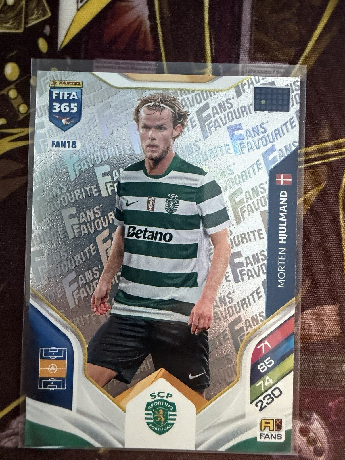Morten Hjulmand 2025/26 Panini Fifa 365 Fans Favourite Insert Dänemark
