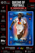 Kadidiatou Diani Queens of Football Olympique Lyonnais Women Topps UEFA