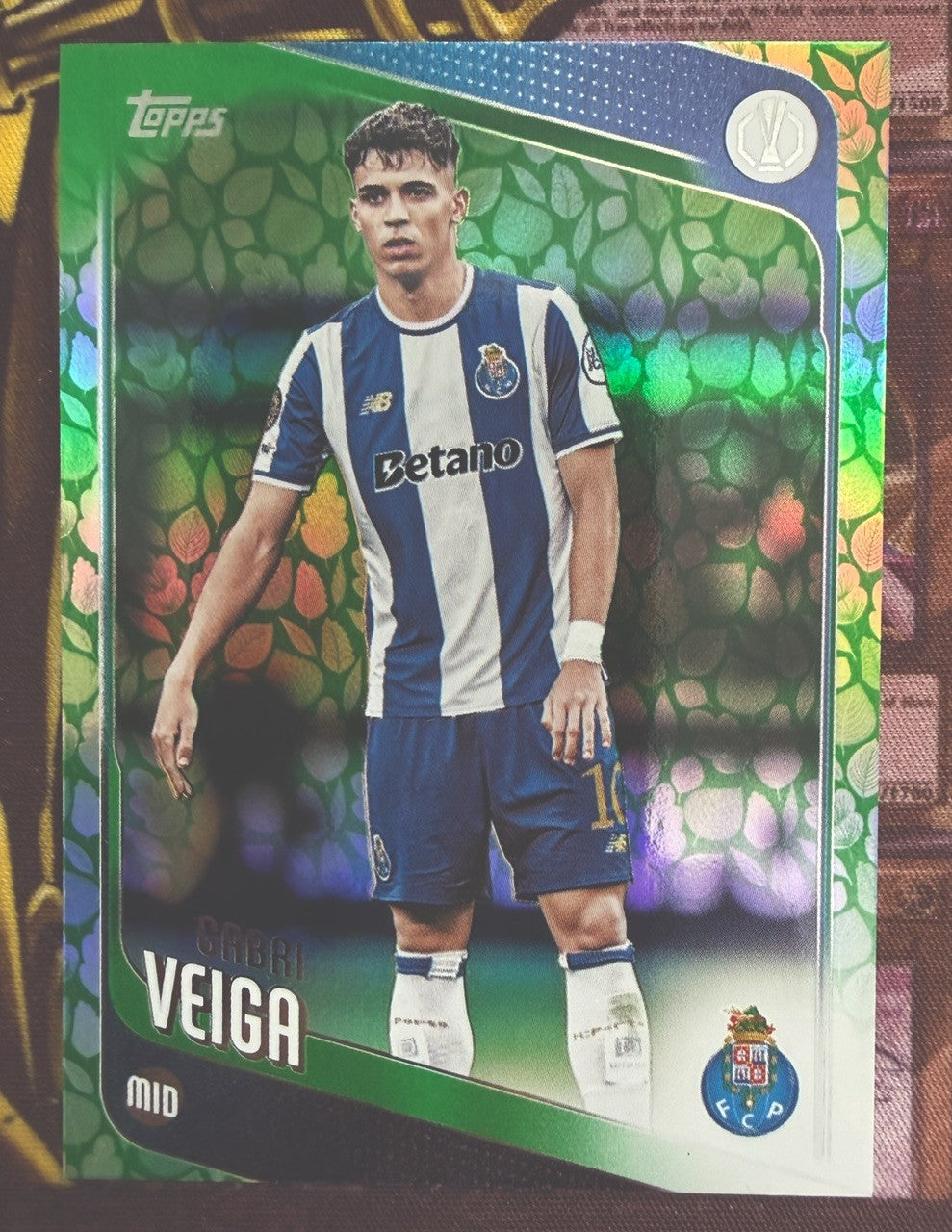 2025-26 Topps UEFA Club Competitions Gabri Veiga Green Parallel FC Porto