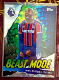 Jean-Philippe Mateta Beast Mode #427 Topps Premier League 2025/26 Crystal Palace