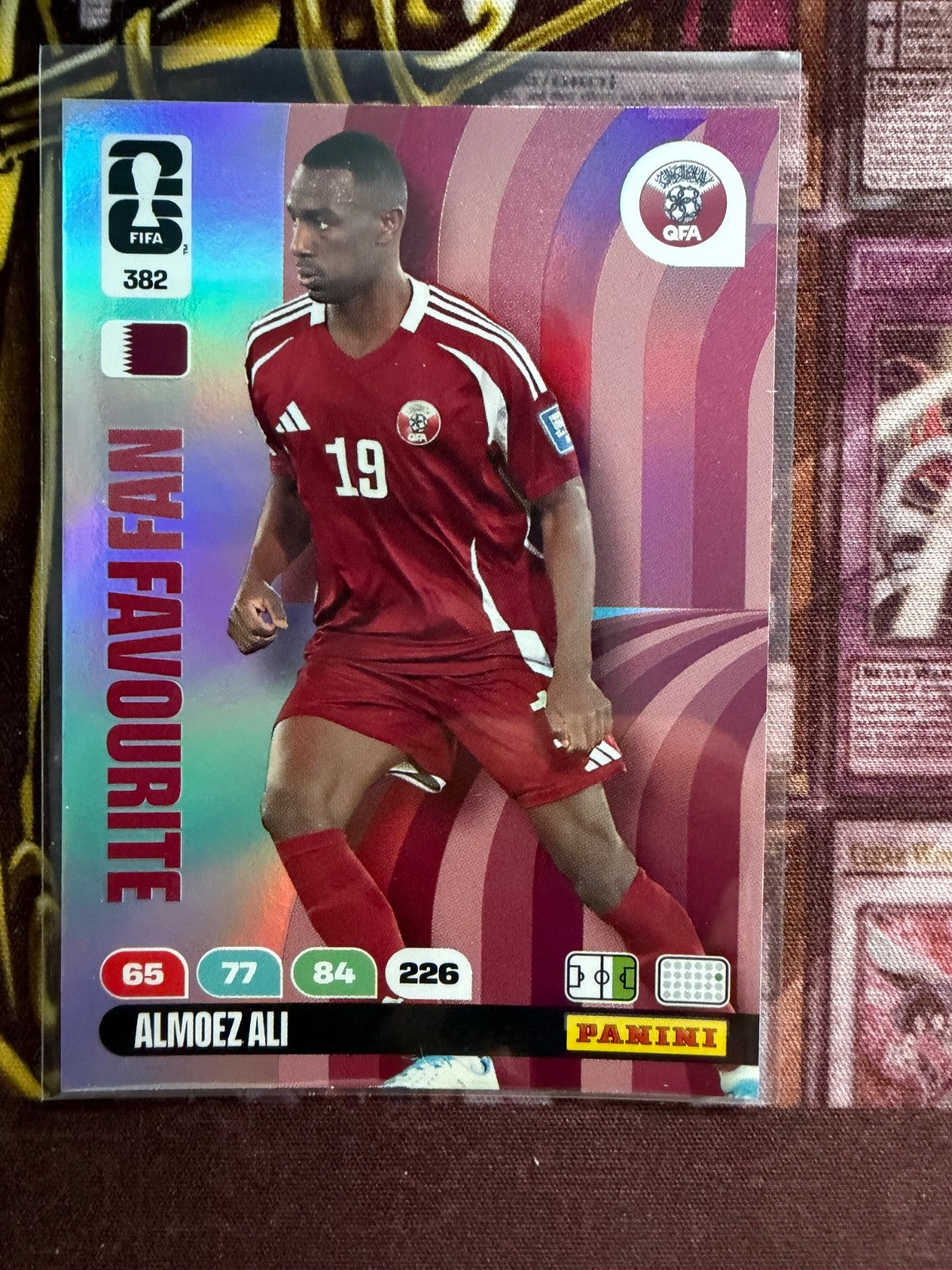 Panini Adrenalyn XL FIFA World Cup 2026 Almoez Ali 382 Fan Favourite Qatar